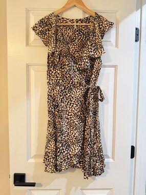 Free People French Wrap Mini Dress